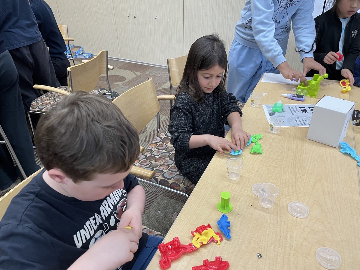 Kids doing hands-on experiments